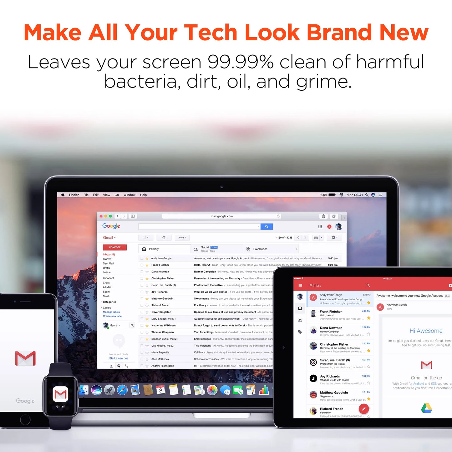 Hypergear Screenwhiz 7-In-1 Complete Tech Cleaning Kit